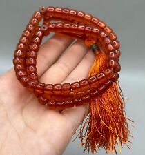 Wonderful Vintage Amber Butterscotch Antique Baltic Amber pray Beads picture