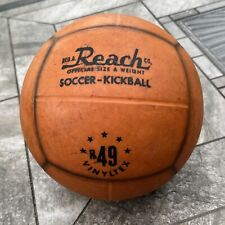 Vintage Geo A Reach Co. Official Size & Weight Soccer - Kickball H49 Vinyltex picture