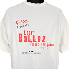 Vintage Legit Ballaz T Shirt Mens Size XL Respect The Game Vol 3 Tattoo Twista picture
