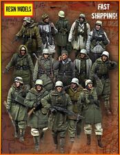 1/35 Resin Figure Model Kit 15pcs Winter German Soldiers Infantry WWII Unpainted picture