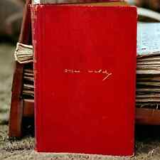 Oscar Wilde Poems with The Ballad of Reading Gaol Red Leather picture