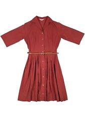 VINTAGE 1950S - 60S COUNTRYWISE MACSHORE SHIRT DRESS S picture