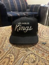 Vintage 90s LA Kings Hat Snapback Sports Specialties Nhl Hockey Los Angeles Cap picture