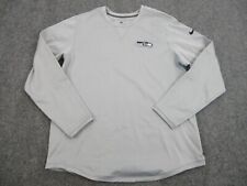 Seattle Seahwaks Sweater Mens Adult Extra Large Gray Logo NFL Football Nike picture