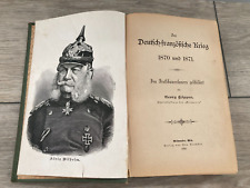 Franco German War Kaiser King William Antique Book Brumder Milwaukee Illustrated picture