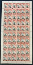 Bermuda, Scott #129, King George VI,  1/2p on 1p Sheet of 60, Mint, N.H., V.F. picture