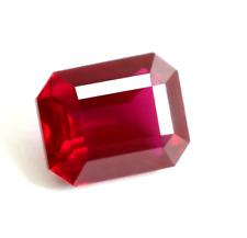 8.50 Ct Ring Size Stone Red Ruby Emerald Cut Natural Loose Gemstone Best Offer picture