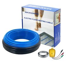 Electric Tile Radiant Warm Floor Heat Heated Kit, 120V Floor Heating Cable picture