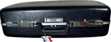 Vintage American Tourister Briefcase Hard Case BLACK Retro Luggage 24x17x7 picture