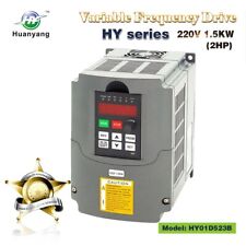 Huanyang VFD 220V 1.5kw 2HP Variable Frequency Drive Inverter Convert for Motor picture