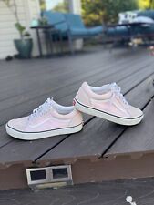 Size 11W/ 9M- VANS Old Skool Low Pink/White picture