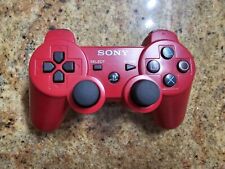 Sony Playstation 3 PS3 Sixaxis DualShock 3 Controller Genuine OEM Tested - Red picture