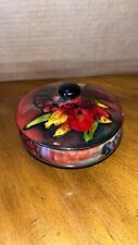 Vintage Moorcroft Covered Jewelry Trinket Box Bowl picture