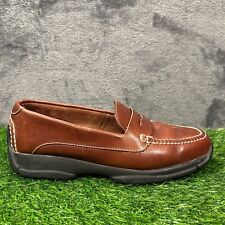 Cole Haan Country Loafer Mens 9.5 M Brown Shoes Leather Slip On Casual Penny picture