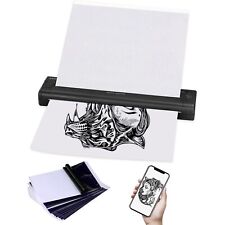 YILONG Wireless Tattoo Transfer Stencil Printer Machine with 15pcs Papers ATS886 picture