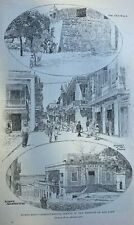 1898 Spanish War Prizes Cuba Porto Rico  Philippines Hawaii illustrated picture