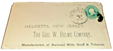 1889 MISSOURI PACIFIC LITTLE ROCK & TEXARKANA RPO HANDLED ENVELOPE HELME COMPANY picture