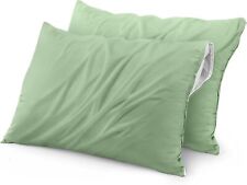 2 Pack Bed Bug Proof Zippered Pillow Encasement Waterproof Utopia Bedding picture