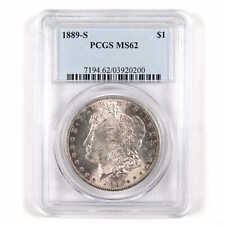 1889 S Morgan Dollar MS 62 PCGS Silver $1 Uncirculated SKU:CPC6248 picture