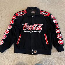 NASCAR JH Design Coca Cola Racing Family 2001 - 2002 Jacket Size XL Black picture