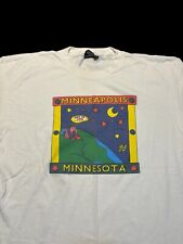 Vintage Minneapolis Minnesota T Shirt Single XL  1995 NEA RA Art Shirt picture