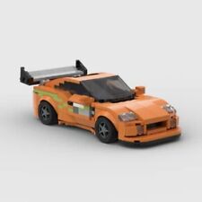Brick Works Fast and Furious Toyota Supra MOC LEGO Building Bricks Toy picture