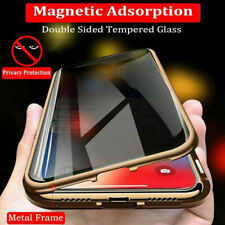 360 Anti-Spy Magnetic Glass Full Case For Samsung S24 Ultra S23 S22 S21 S20 Plus picture