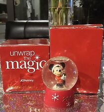 DISNEY Mickey Mouse Collectible  Snow Globe JCPenney Exclusive Christmas 2007 picture