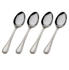 Wallace Continental Bead 18/10 Stainless Steel Teaspoon (Set of Four) picture