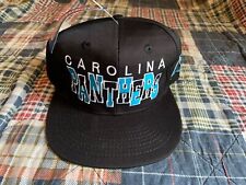 New Rare Vintage 90s Carolina Panthers NFL Football Snapback Hat picture