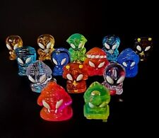 14 Gogo's Crazy Bones Rare Aliens Clear Glow In The Dark Glowies Nice Condition  picture