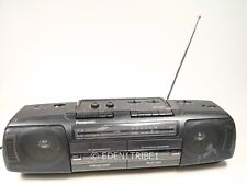 Boombox Panasonic RX-FT510 Dual Cassette Recorder Missing Battery Cover WORKS picture
