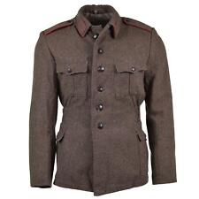 Genuine Bulgarian army wool jacket military-issue surplus uniform grey-brown picture