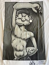 Rare Vintage Popeye 1995 Calvin Klein Parody T Shirt 90s, Perfect Condition XL picture