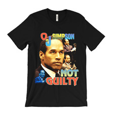 OJ Simpson T-Shirt - Not Guilty vntg vintage rap tee The Juice Is Loose bills picture