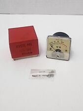 NEW RYSTL  VINTAGE VU METER FROM RADIO AUDIO  ESTATE 2 JEWELS MADE IN JAPAN.HBIN picture