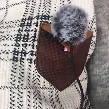 Durable Black Microphone Furry Cover Windscreen Windshield Muff Fur For Wm6 BEA picture