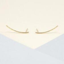 Amazing One Of A Kind Pure 10K Yellow Gold Women's Stud Earrings picture