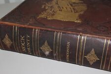 Antique 1889 Portrait And Biographical Album Rock County, Wisconsin picture