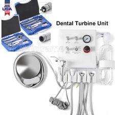 Portable Dental Turbine Unit Weak Suction Work +Air Compressor/Handpiece 2/4Hole picture