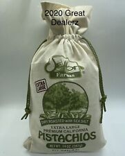 Setton Farms Extra Large Pistachios In Burlap Bag Dry Roasted Sea Salt 14oz Sack picture