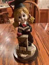 Giovanni Collection Vintage Graduation Girl 10 1/2 Inches Tall Ceramic Figurine picture