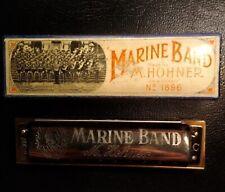 REFURBISHED Hohner Marine Band Model 1896 Harp, Vintage, C Major w/Box, Nice💨 picture