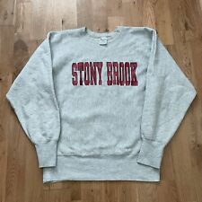 Vintage 90’s Stony Brook University NY Champion Reverse Weave Sweatshirt Large picture