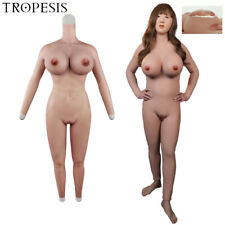 Tropesis Silicone H Cup Body Suit Breast Form For Crossdresser 6ft5in Wearable picture