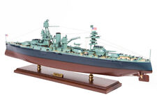 Seacraft Gallery USS Texas Battleship 90cm Handcrafted Wooden Model Warship picture