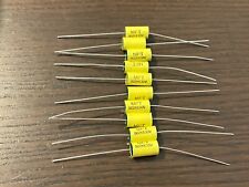 Qty 10 New .005 uf 630v Yellow Film Capacitors Guitar Tube Amp Tone 502K 5000pf picture