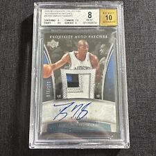 2005-06 Exquisite Collection Dwight Howard Patch Auto /100 BGS 8 10 picture