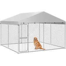 10FT x 10FT Outdoor Pet Dog Run House Kennel Cage Enclosure with Cover Playpen picture