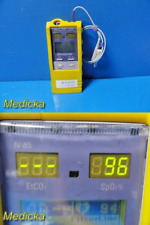 2012 Nellcor Puritan N-85  Oximeter /Capnograph W/ Case, Sensor, Battery ~ 31776 picture